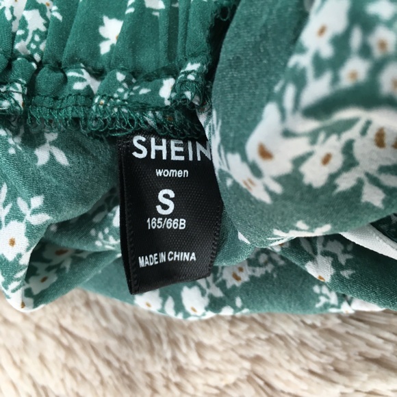 Shein Top and Bottom skirt floral Green Size small - Picture 12 of 13